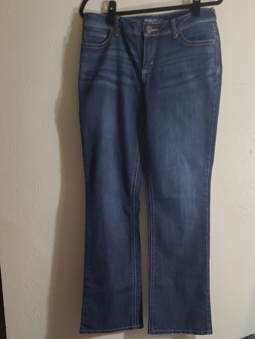 Maurices Women's Dark Blue Boot-Cut Jeans